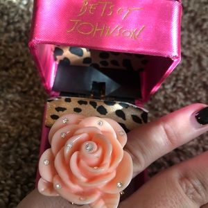 Betsey Johnson Rose Ring